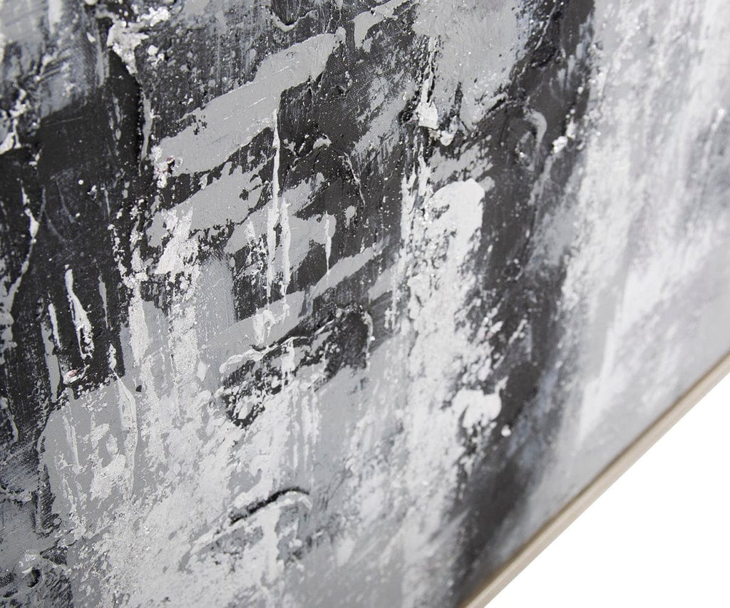 Arte murale con paesaggio astratto