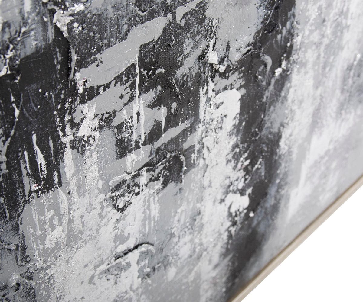 Arte murale con paesaggio astratto