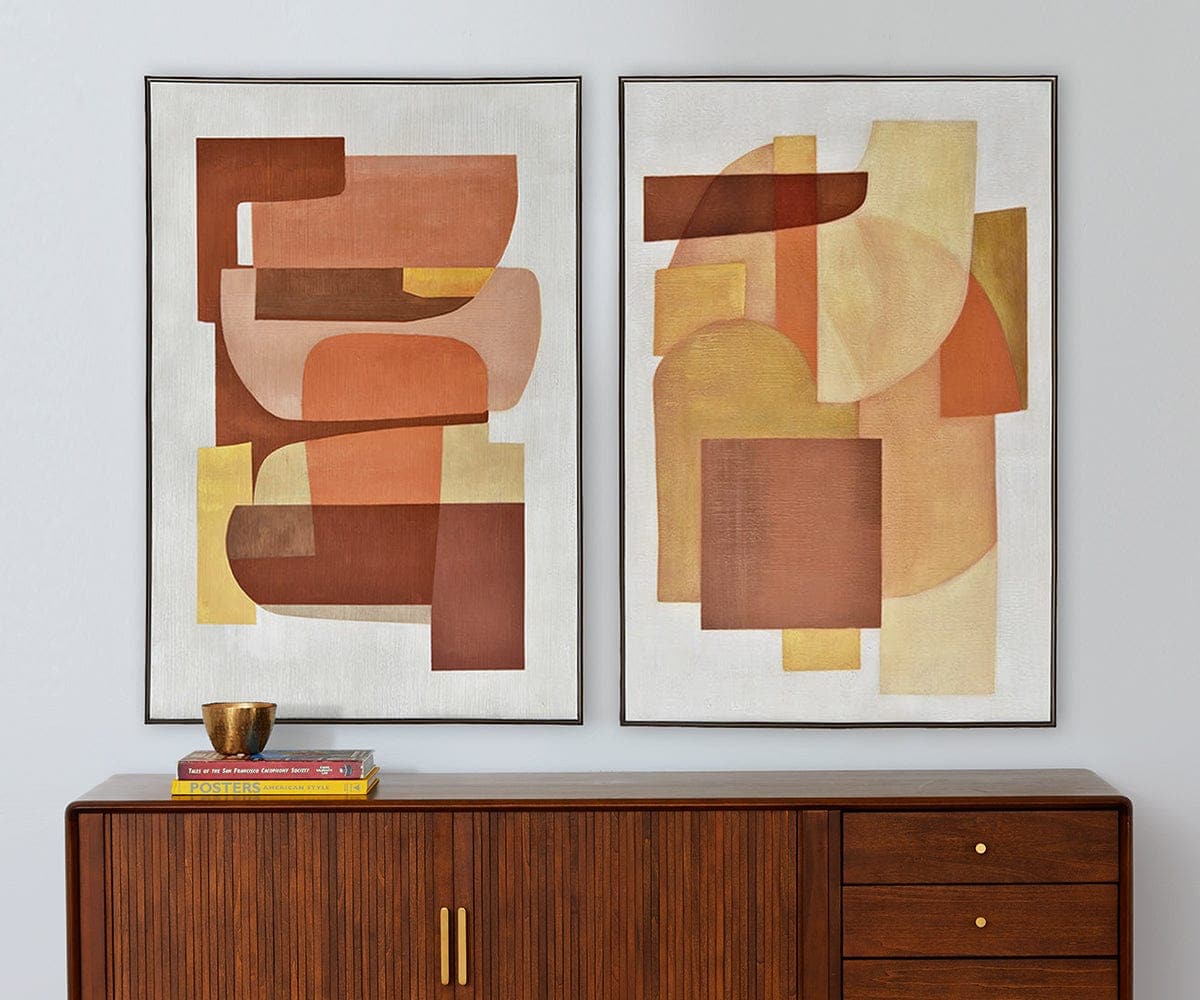 Dipinto ad olio Retro Sunset II