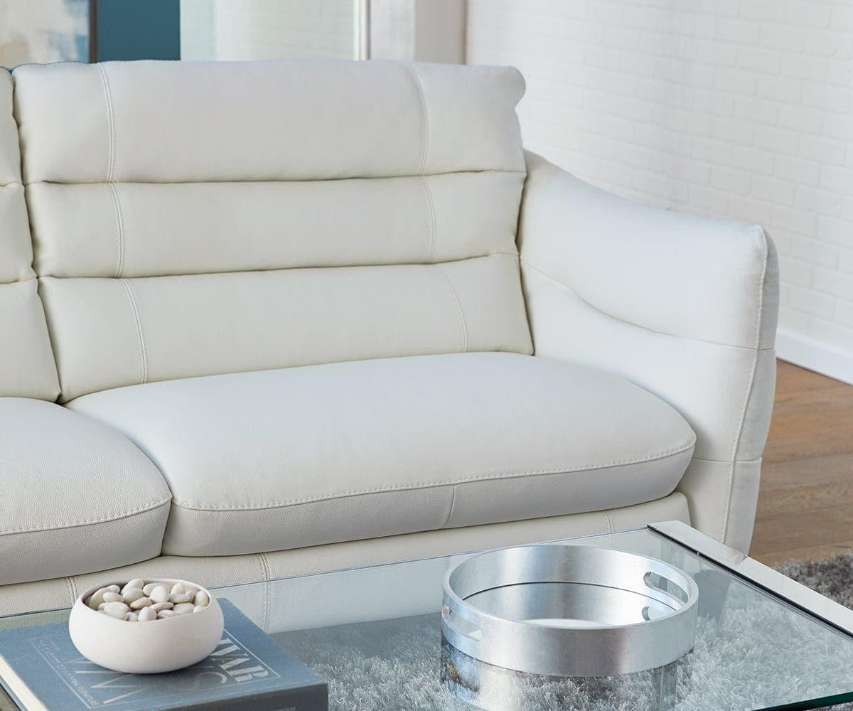 Divano in pelle Blanca