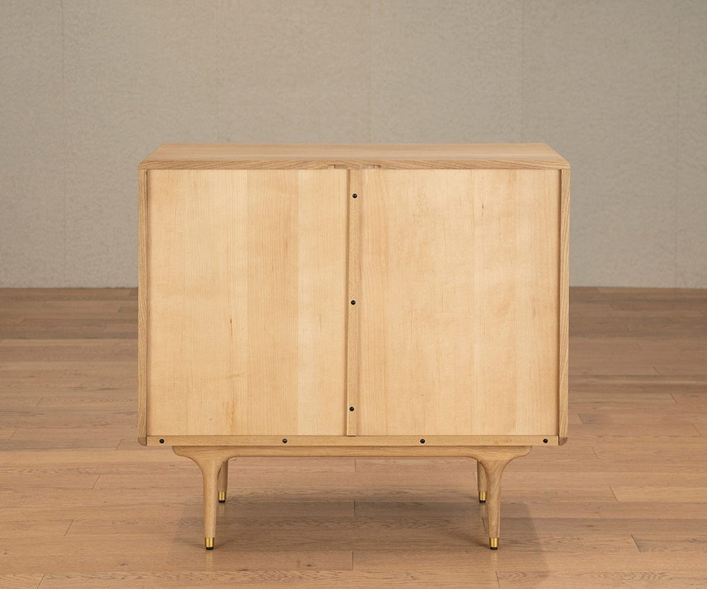 Mobile basso Hendrick II - Rovere bianco