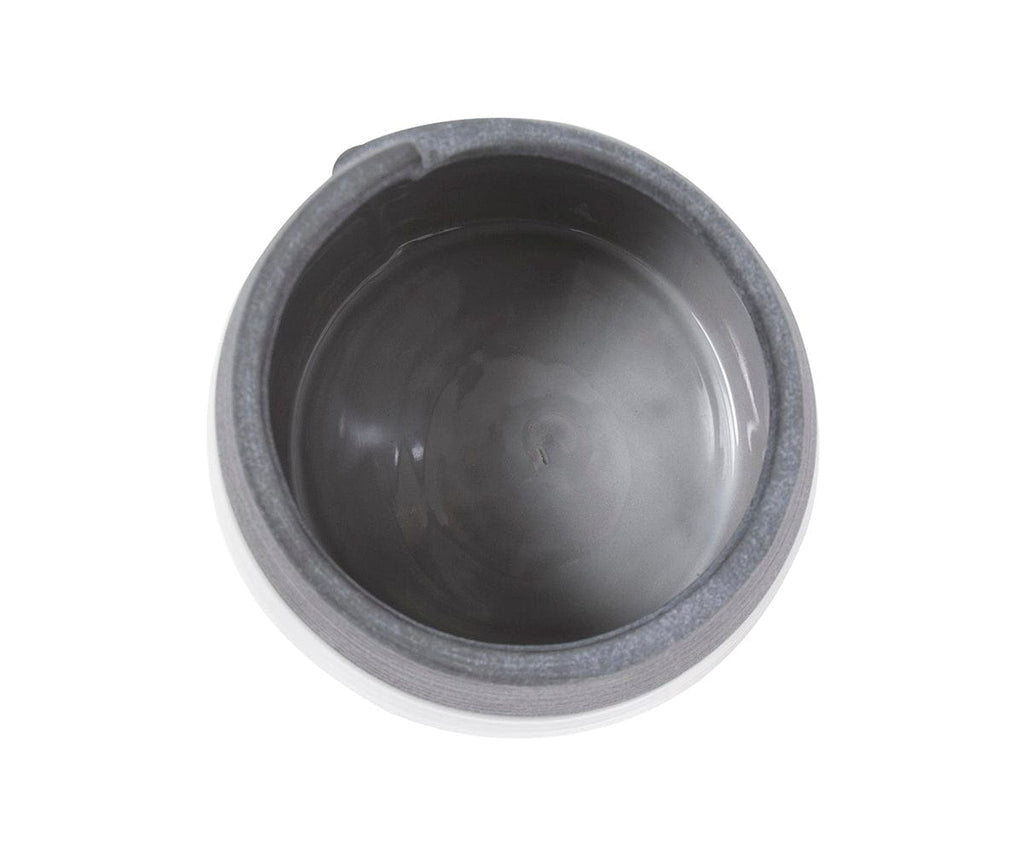 Vaso bicolore arrotolato