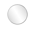 Specchio rotondo in acciaio