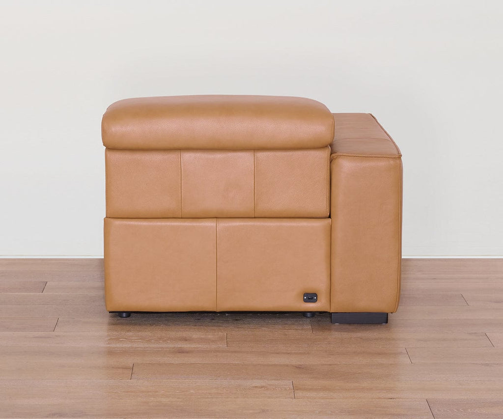 Poltrona reclinabile elettrica Brix rivolta a sinistra