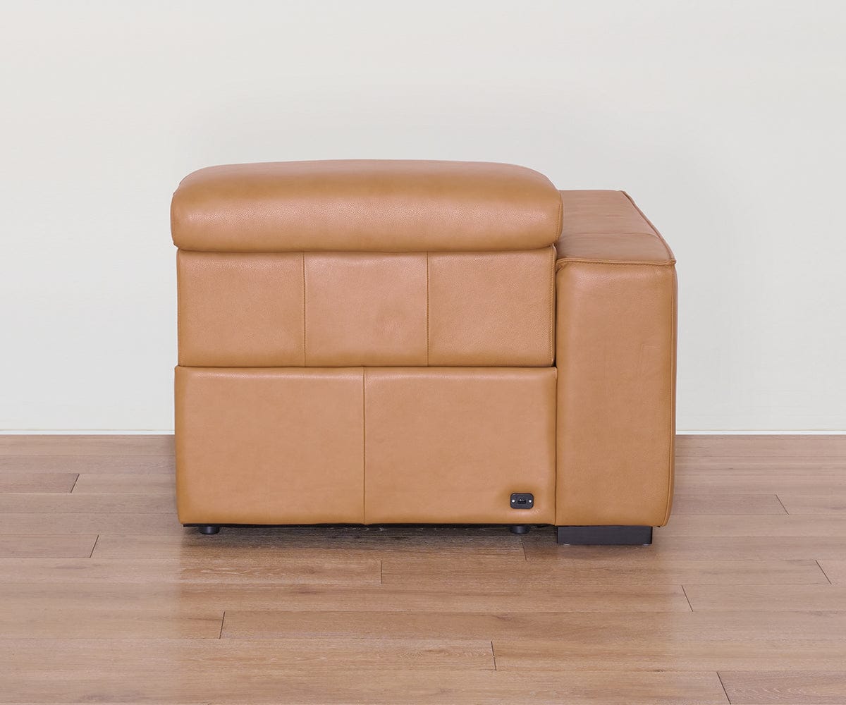 Poltrona reclinabile elettrica Brix rivolta a sinistra