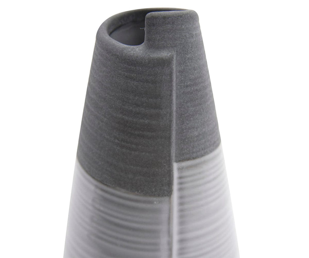 Vaso bicolore arrotolato