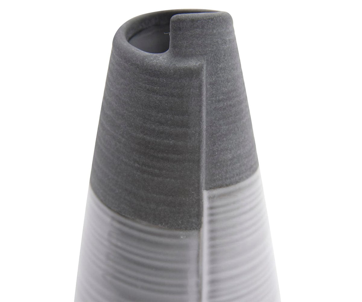 Vaso bicolore arrotolato