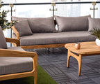 Poltrona lounge in teak Amar