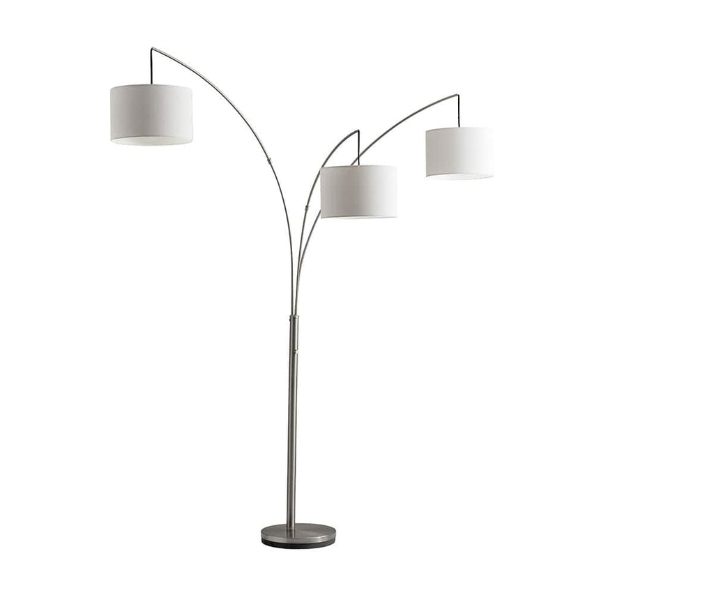 Lampada da terra ad arco a 3 luci Jan