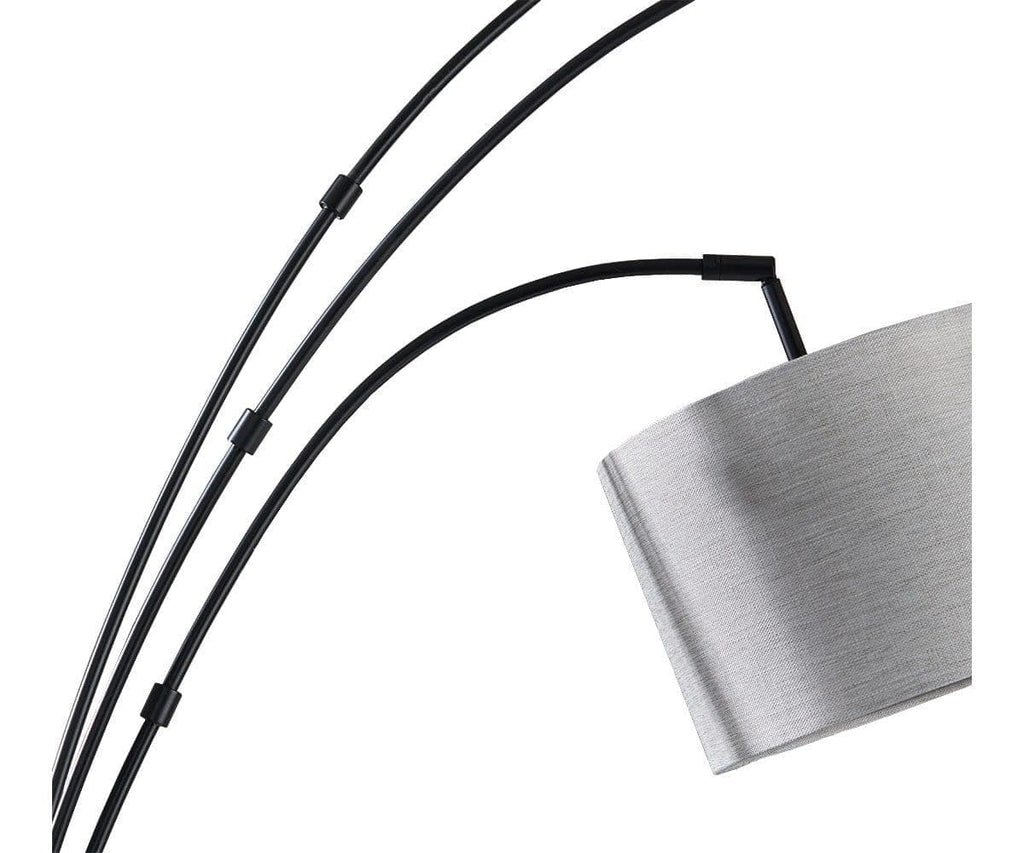 Lampada da terra ad arco a 3 luci Risa