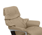 Poltrona reclinabile e poggiapiedi Stressless® Reno con base Signature - Sabbia