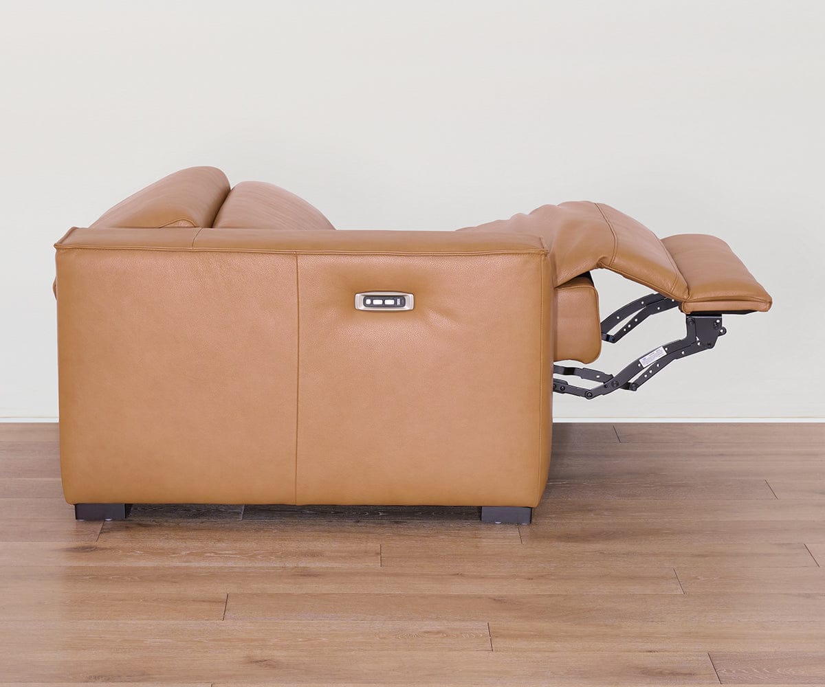 Poltrona reclinabile elettrica Brix rivolta a sinistra