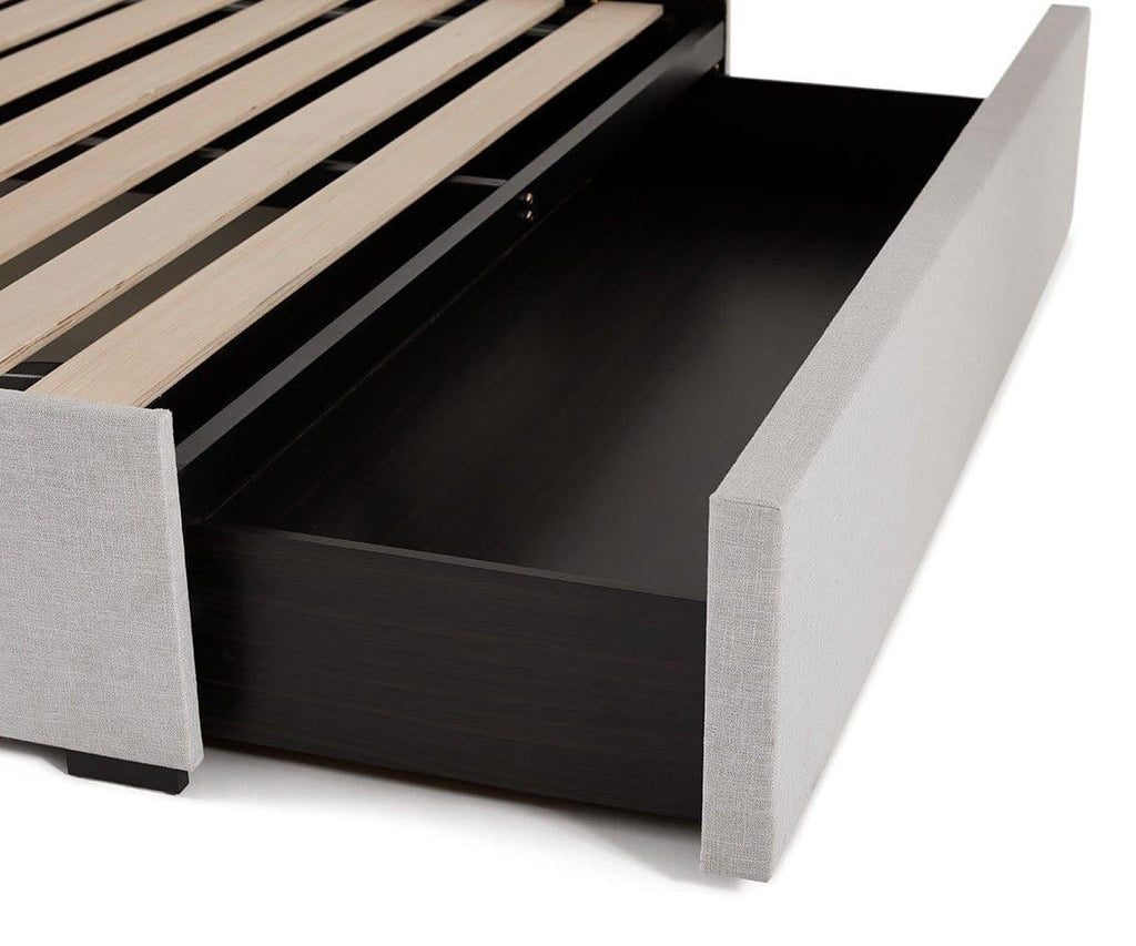 Letto contenitore imbottito Blake