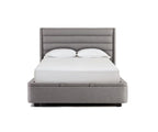 Letto contenitore imbottito Reed