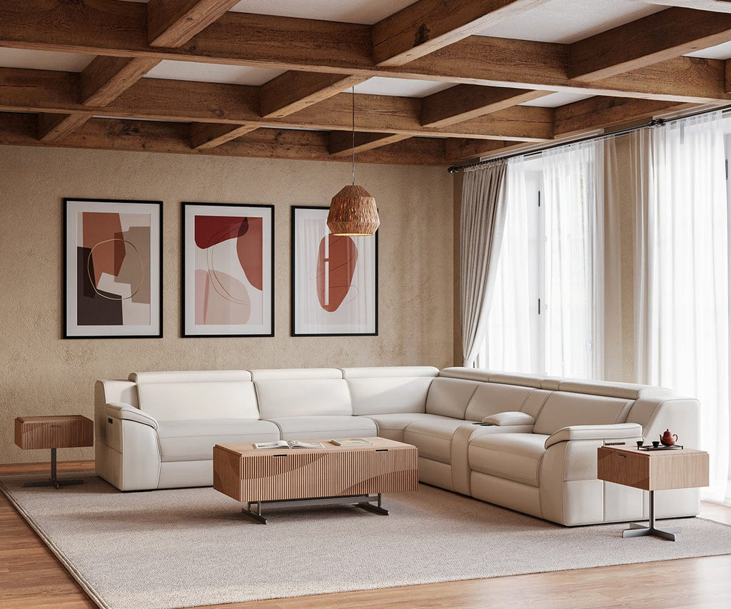 Divano componibile reclinabile elettrico Titus