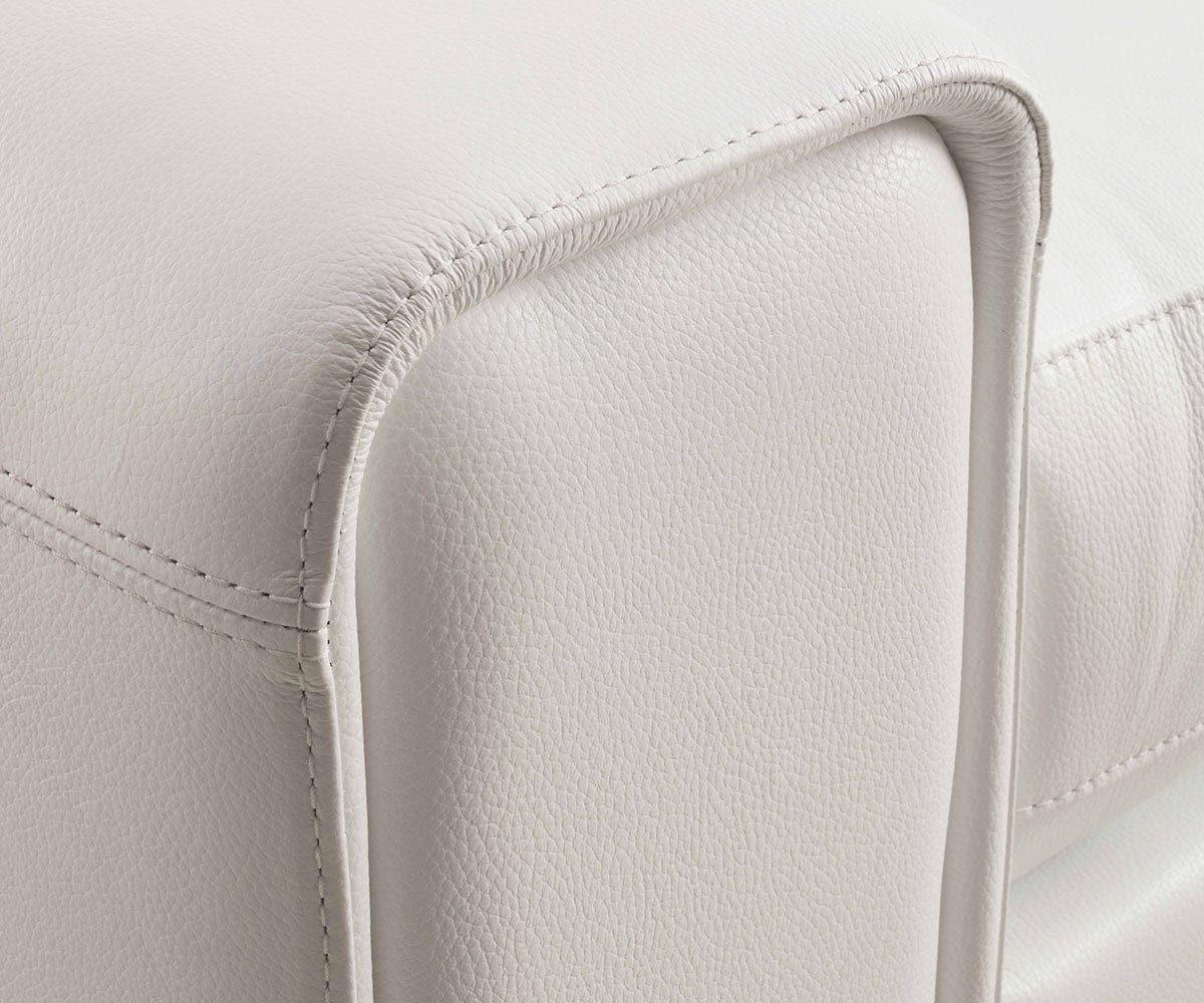 Divano componibile reclinabile elettrico in pelle Angelo Modular