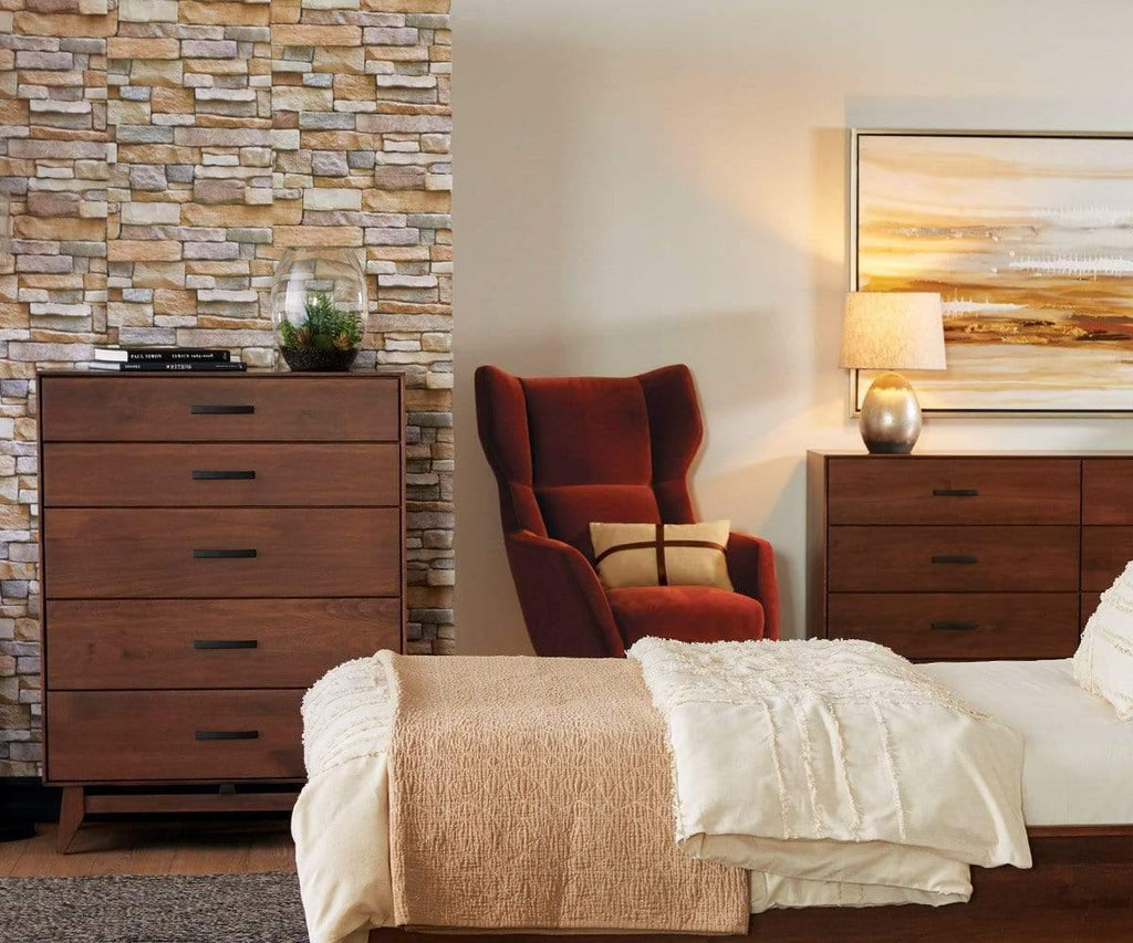 Cassapanca alta Kelby del castello di legno