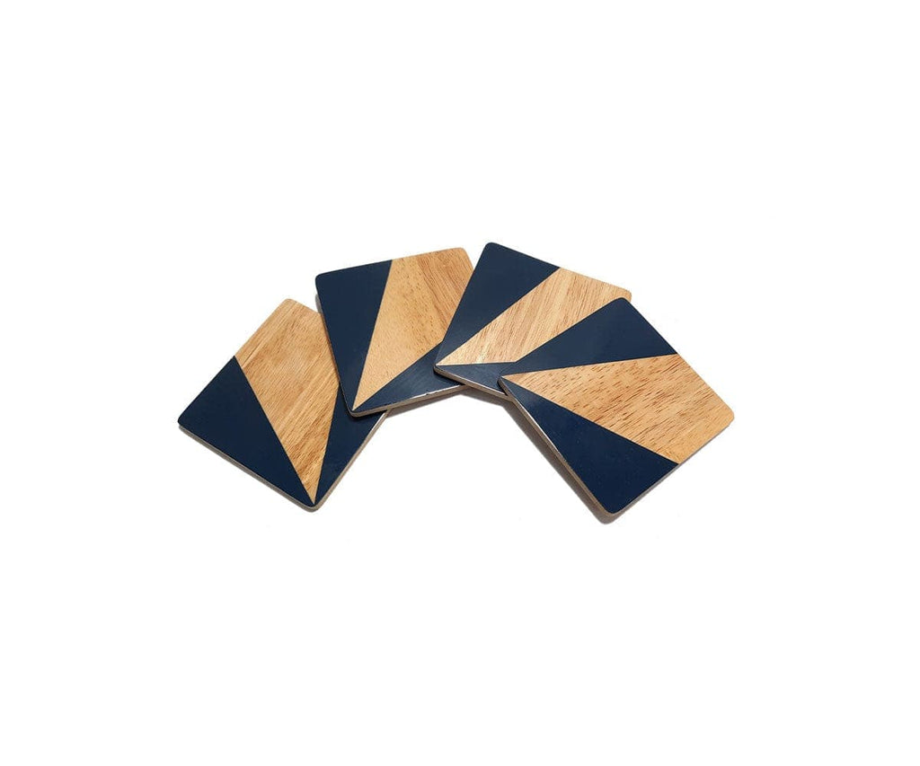 Set di sottobicchieri a blocchi di colore