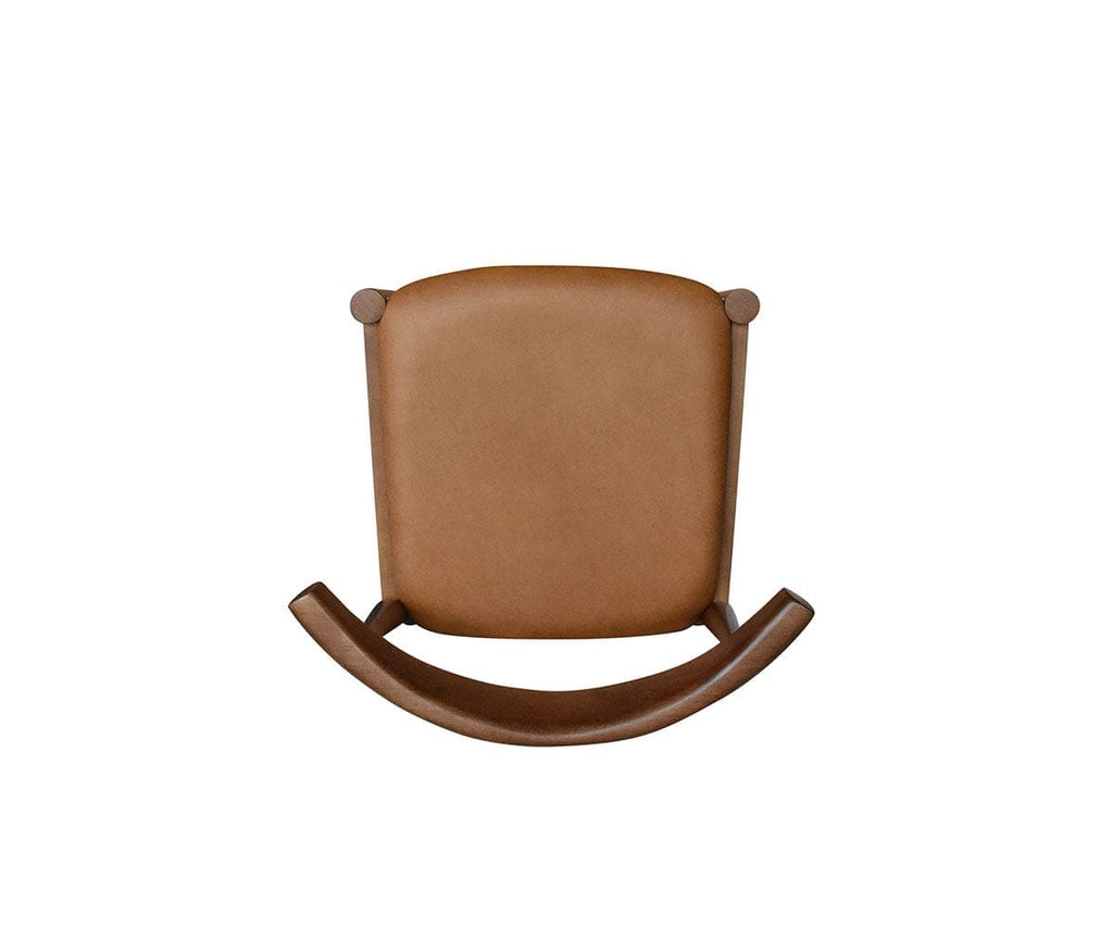 Sedia da pranzo in pelle Miles