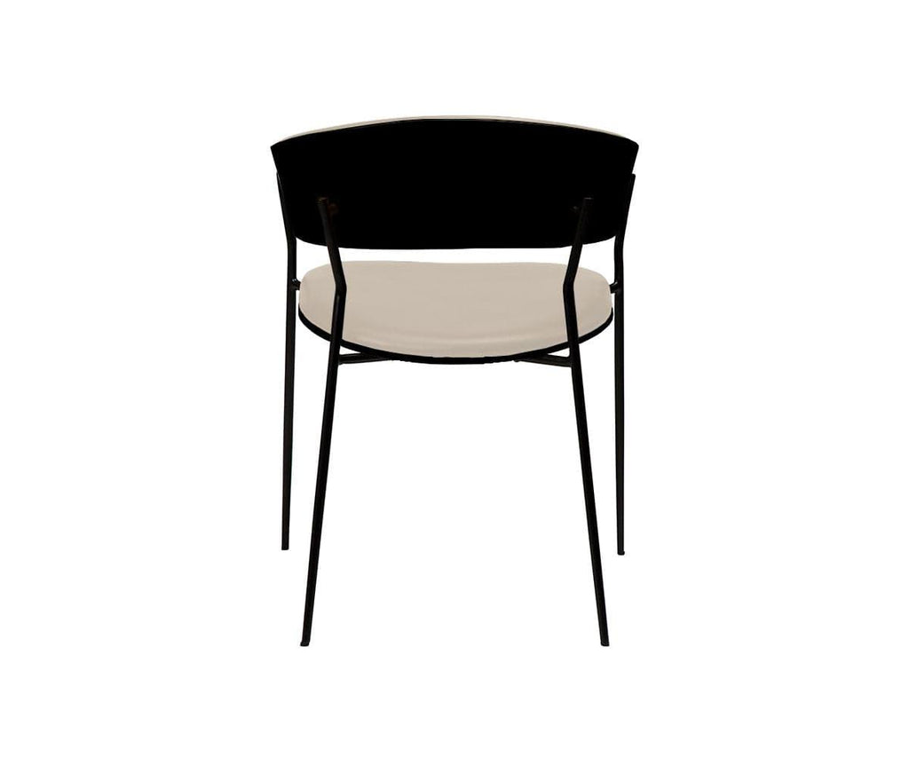 Sedia da pranzo in pelle per culla