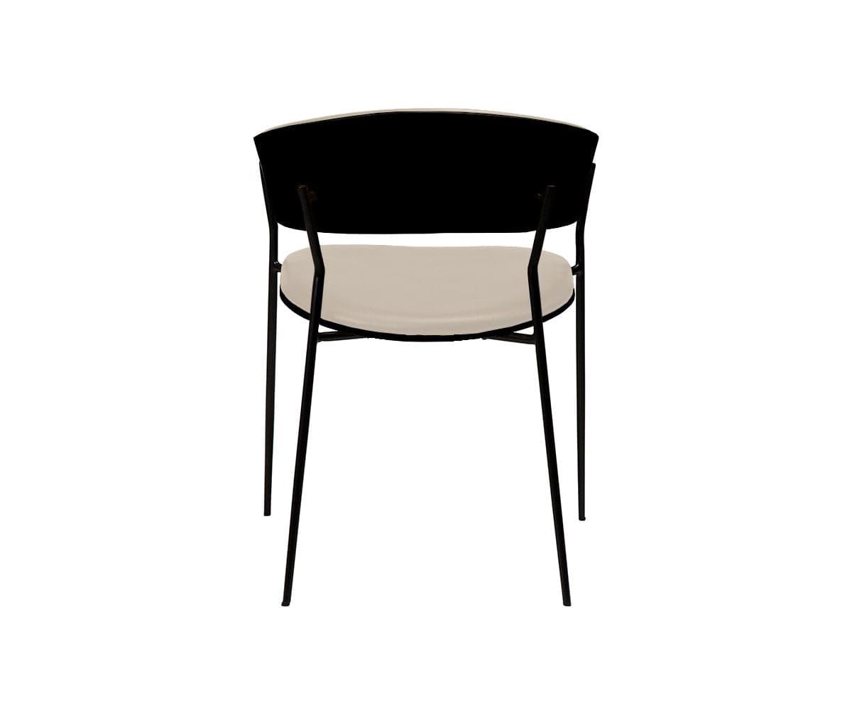 Sedia da pranzo in pelle per culla