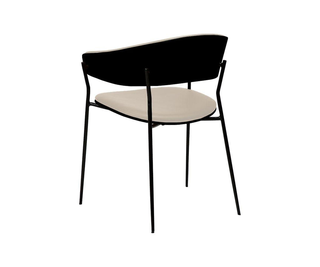 Sedia da pranzo in pelle per culla