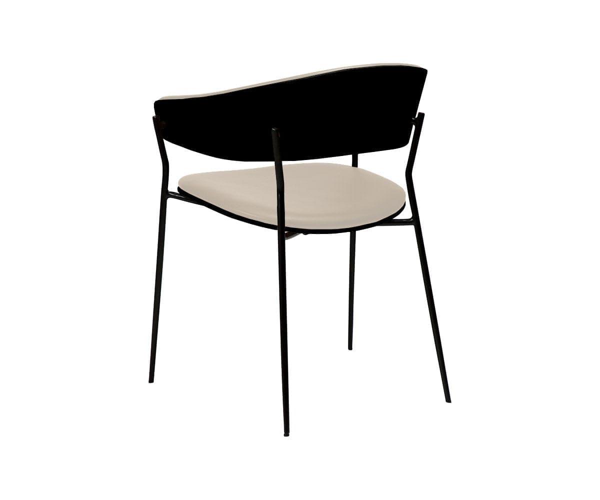 Sedia da pranzo in pelle per culla