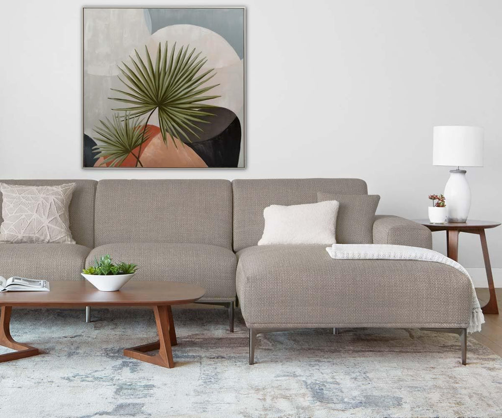 Dipinto ad olio "Fronde al chiaro di luna"