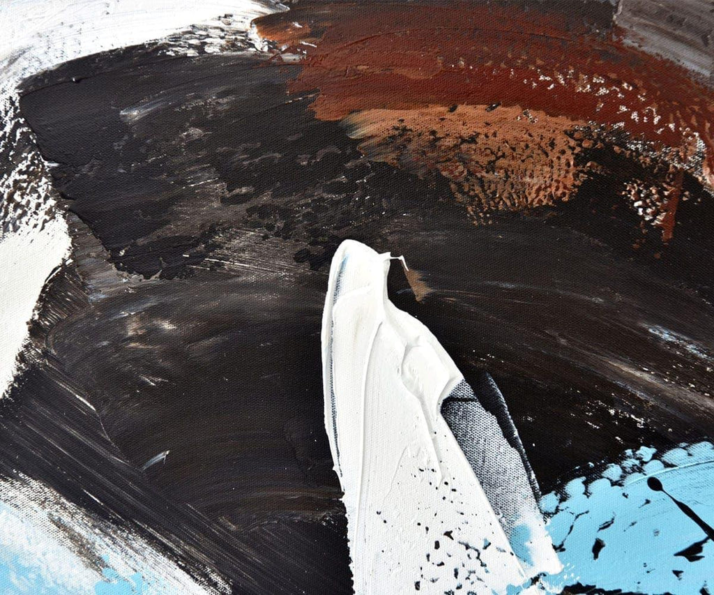 Dipinto ad olio astratto Flurry