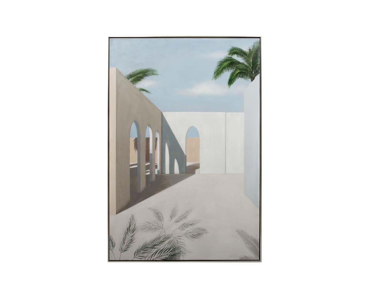 Fuga lontana I Dipinto ad olio