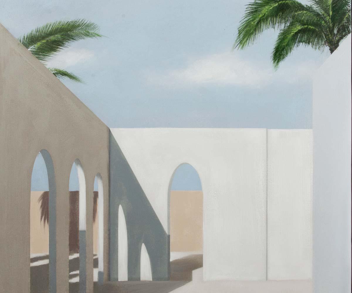 Fuga lontana I Dipinto ad olio