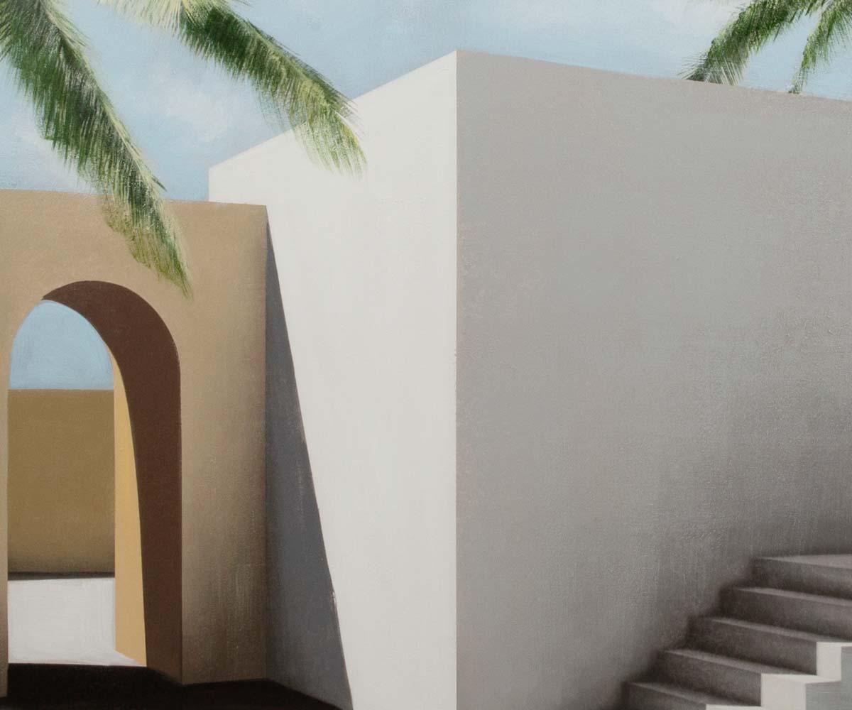 Fuga lontana II Dipinto ad olio