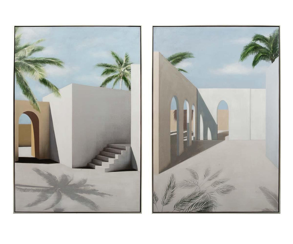 Fuga lontana II Dipinto ad olio