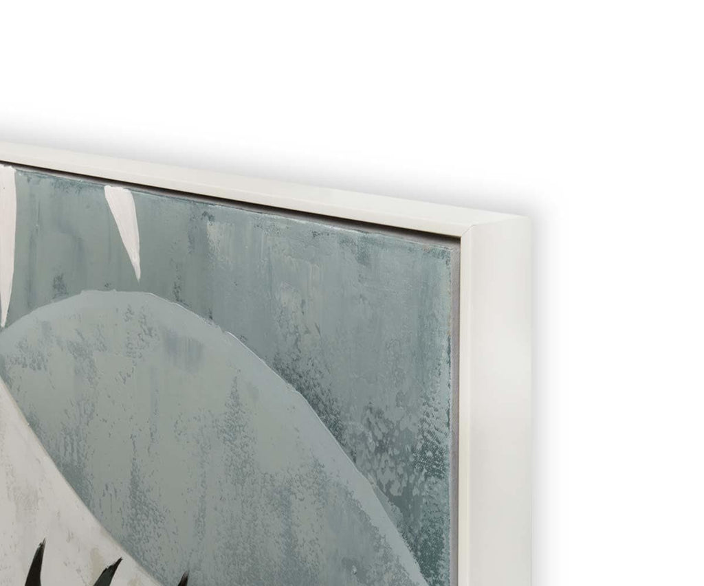 Dipinto ad olio di palma al chiaro di luna