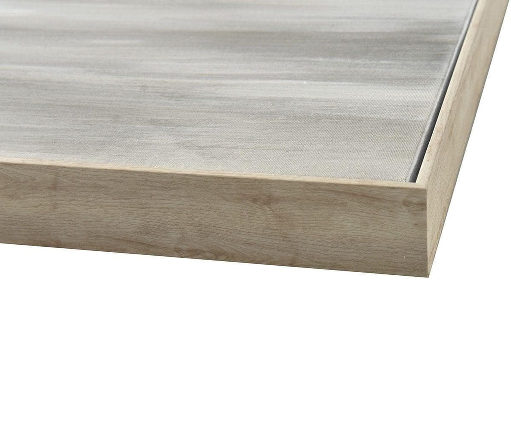 Dipinto ad olio di mattina nebbiosa