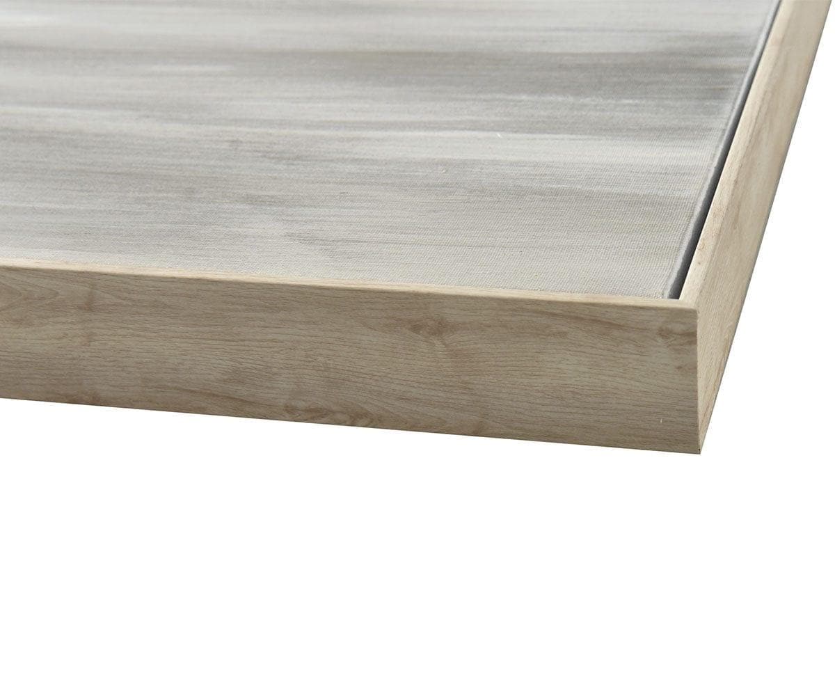 Dipinto ad olio di mattina nebbiosa