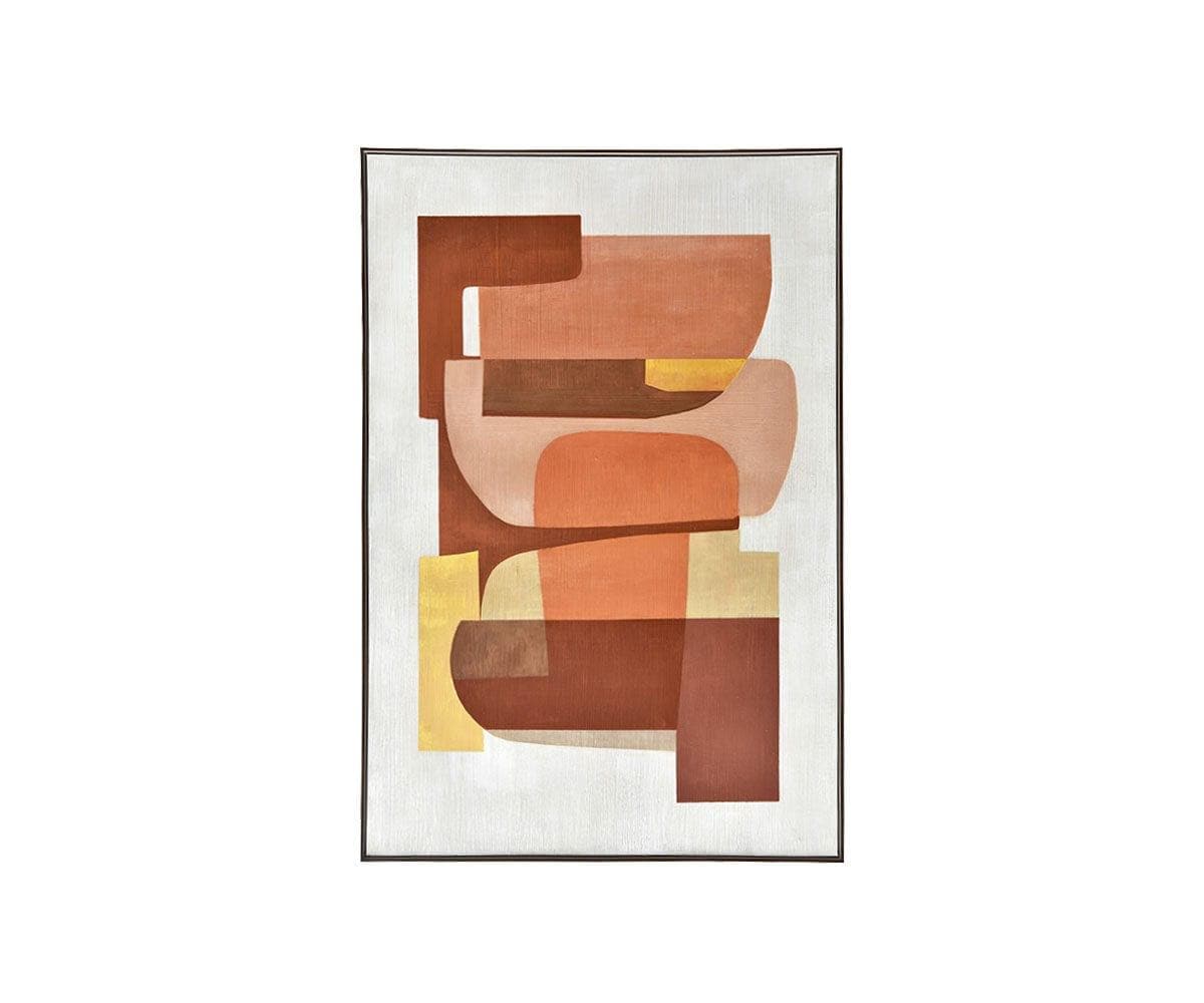 Tramonto retrò I Dipinto ad olio