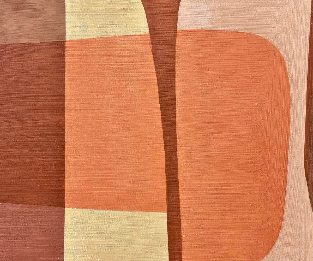 Tramonto retrò I Dipinto ad olio