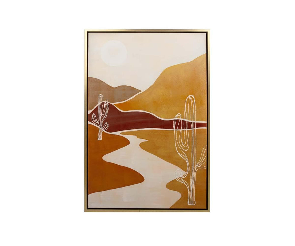 Dipinto ad olio del deserto