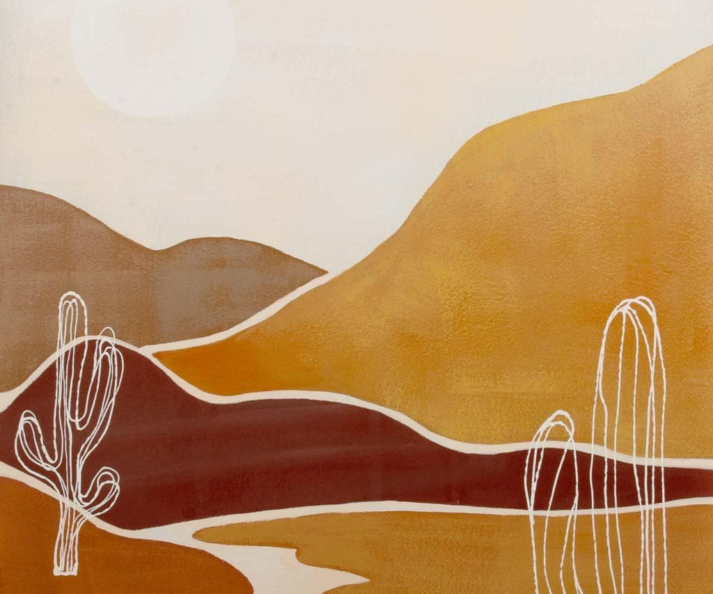 Dipinto ad olio del deserto