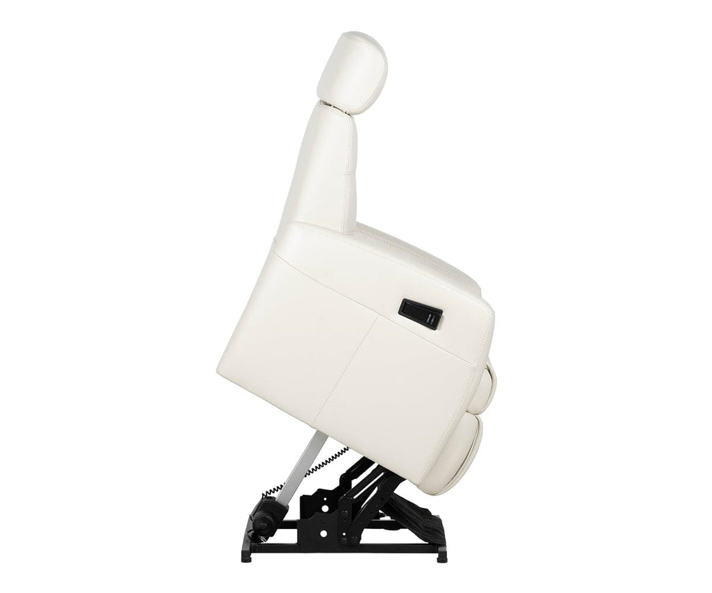 Poltrona reclinabile elettrica in pelle Norrell Lift