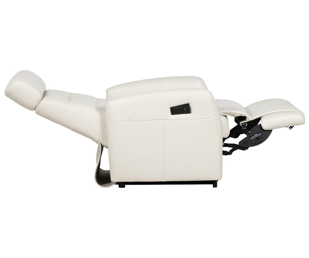 Poltrona reclinabile elettrica in pelle Norrell Lift
