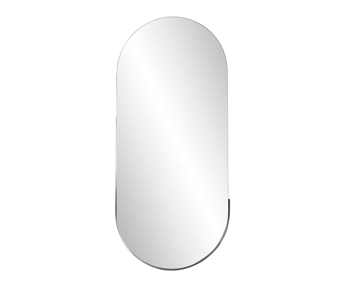 Specchio a capsula in acciaio Dante