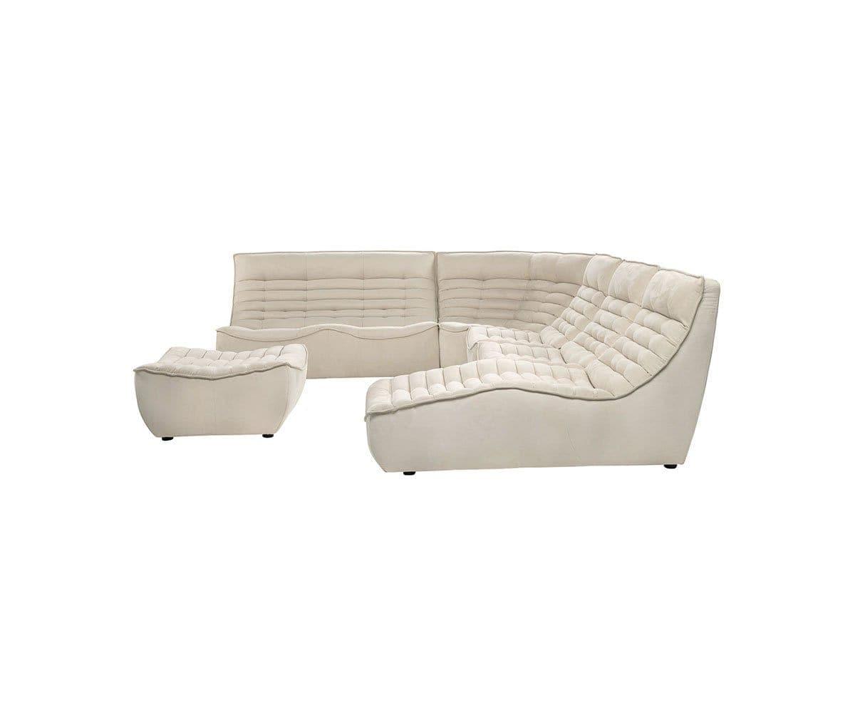 Divano componibile modulare Diego da 6 pezzi