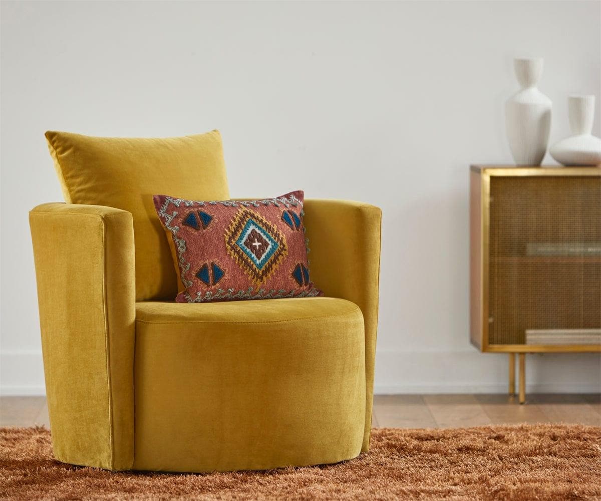 Copricuscino lombare ricamato Kinsfolk