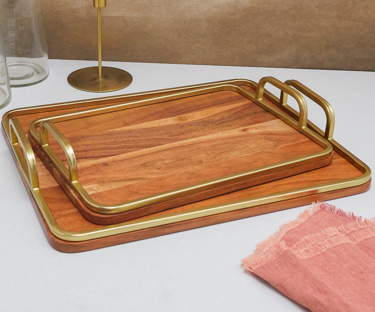 Vassoi Leon - Set di 2