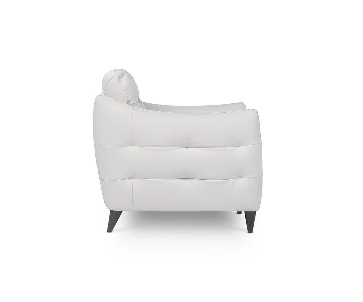 Sedia in pelle Blanca