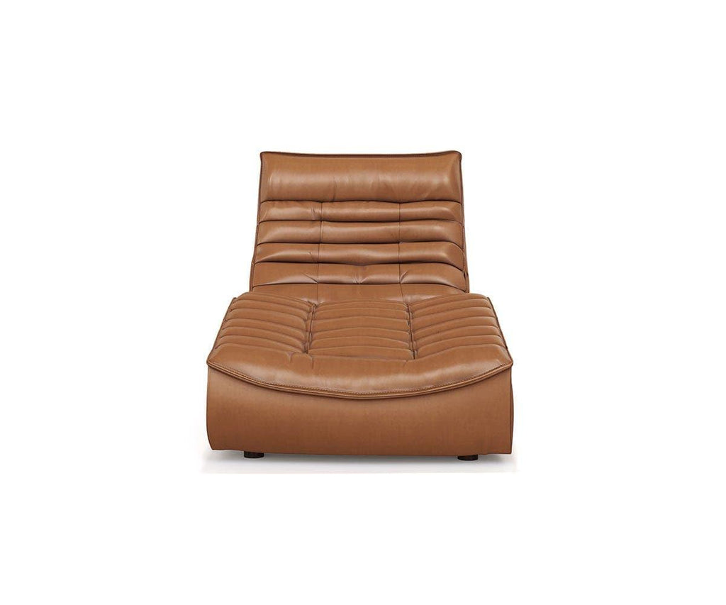 Chaise longue in pelle Diego