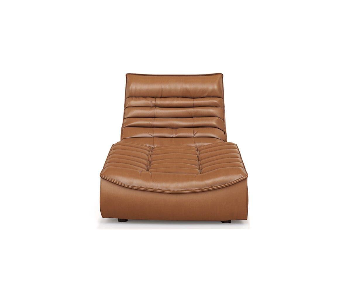 Chaise longue in pelle Diego