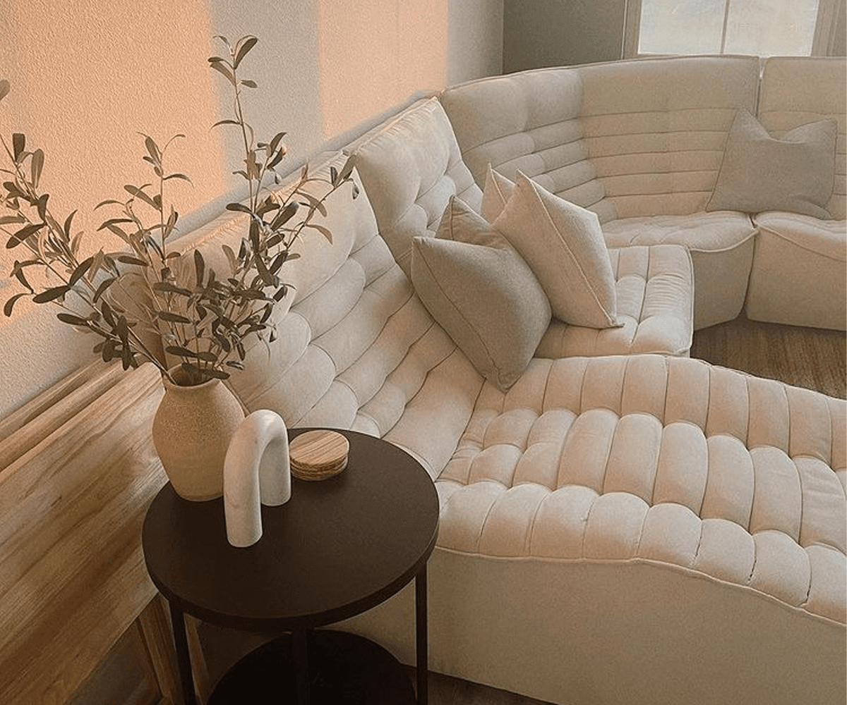 Divano componibile modulare Diego da 6 pezzi